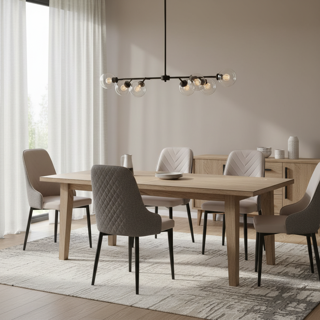 Modern High-Back Upholstered Dining Chair