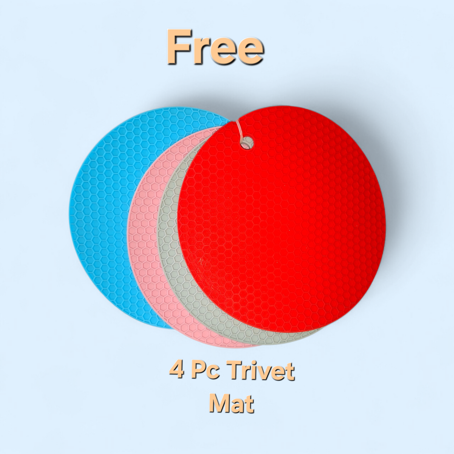 7-Piece Cast Iron Pot Set - Premium Non-Stick Cookware with Lids