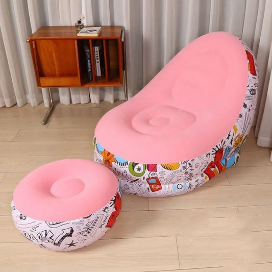 Inflatable Sofa with Leg Rest