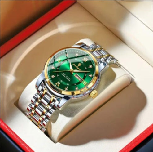 Poegadar Mens Stainless Steel Watch