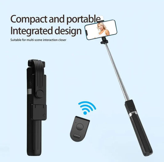 127cm Extra-Long Wireless Selfie Stick with Tripod & Remote