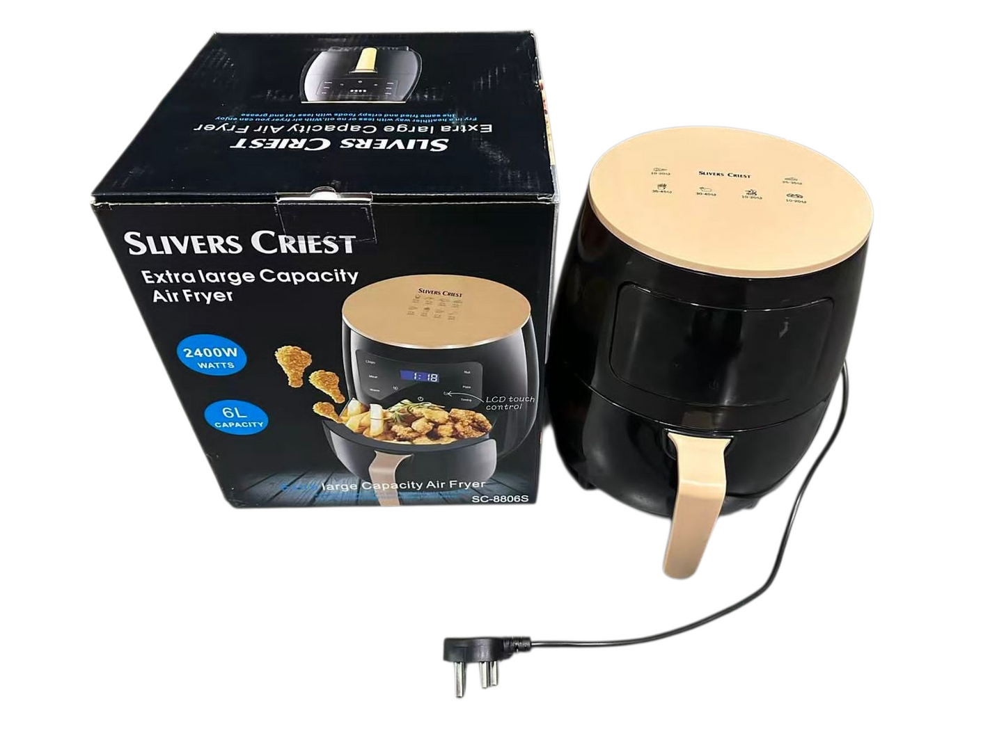 Silver crest Air Fryer 6L - Large Capacity for Family Cooking