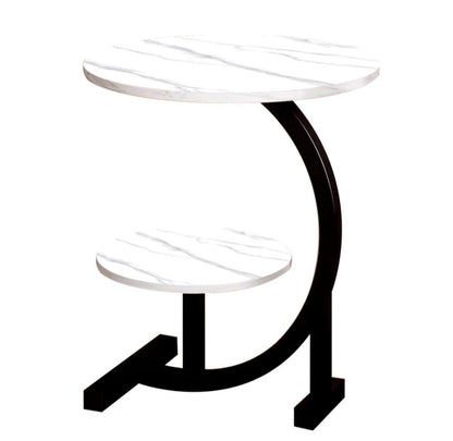 Double Layer Round Side Coffee Table
