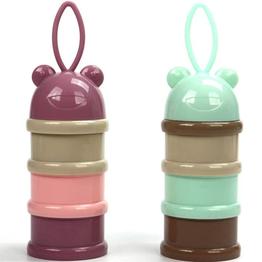 Portable Baby Formula Container - Pack of 2 | Travel-Friendly Feeding Storage