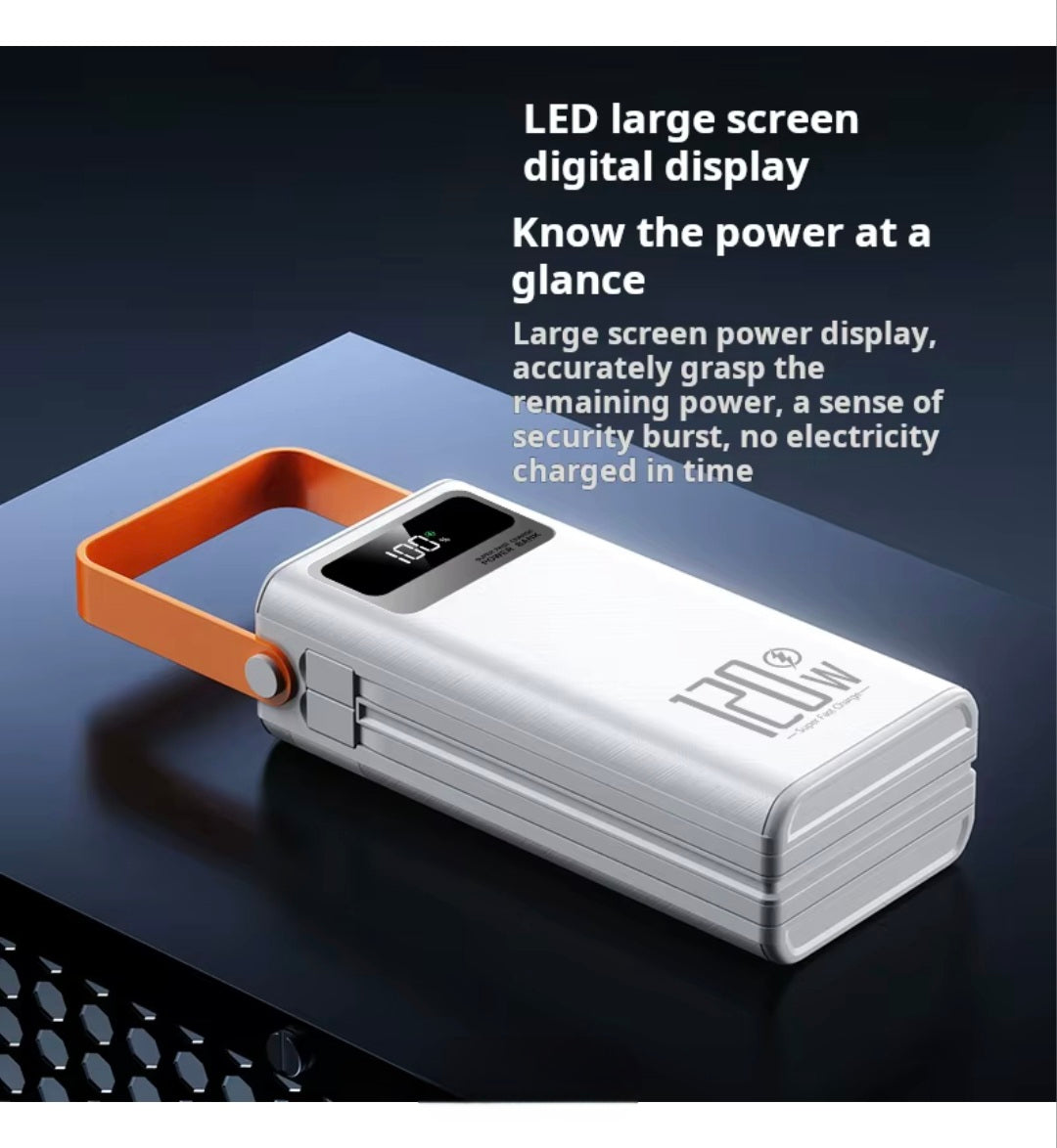 UltraCharge 120W Portable Power Bank with Lantern