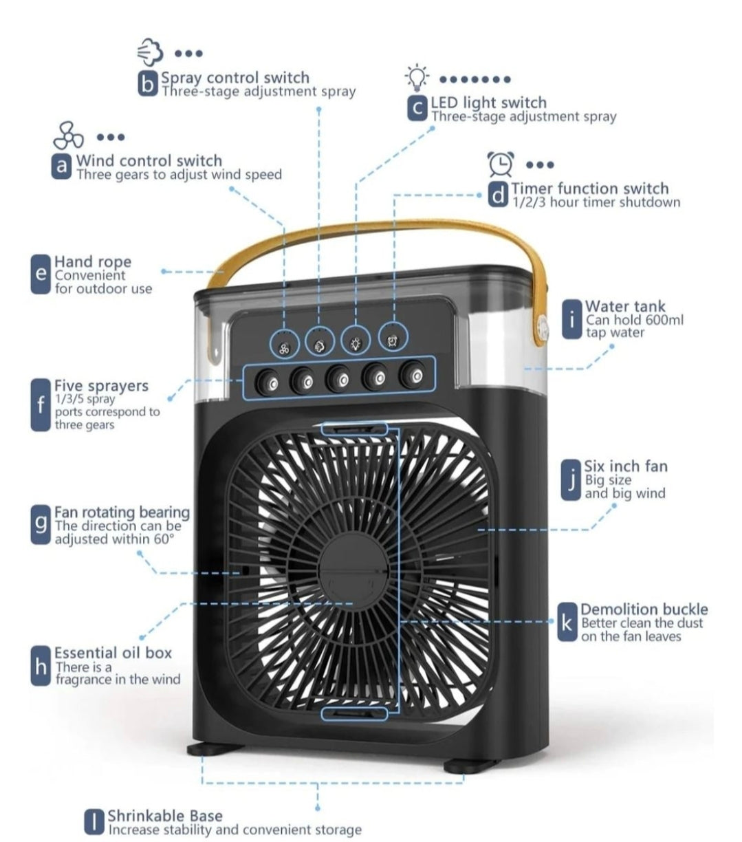 Mini Portable Evaporative Cooler Fan
