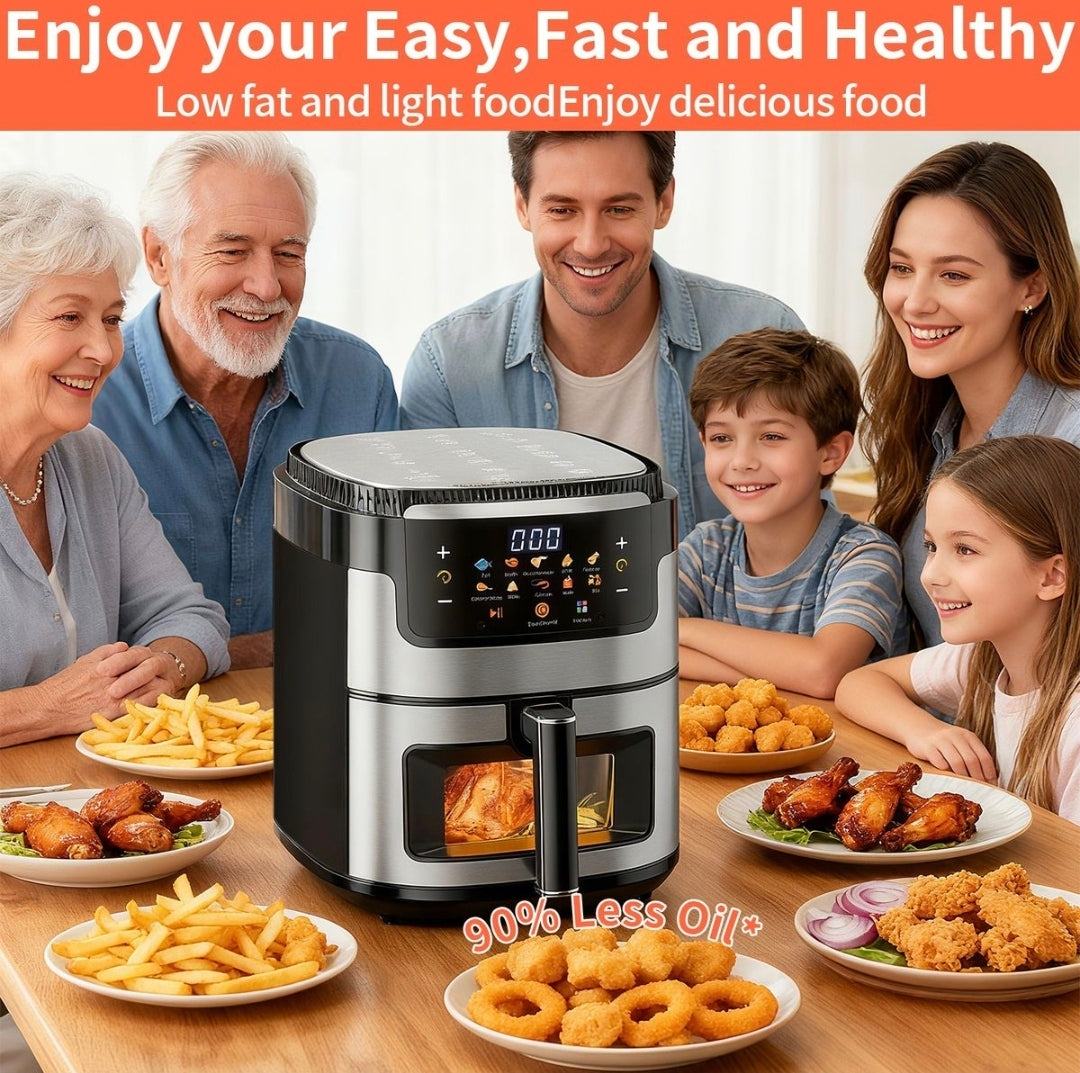 15L Large Capacity Touch Air Fryer with Viewing Window