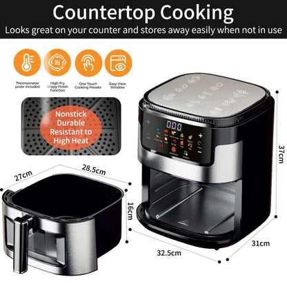 15L Large Capacity Touch Air Fryer with Viewing Window