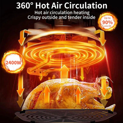 15L Large Capacity Touch Air Fryer with Viewing Window