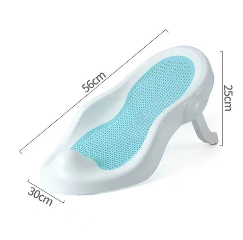 Ergonomic Baby Bath Support Seat with Anti-Slip Mesh | Newborn Bath Lounger