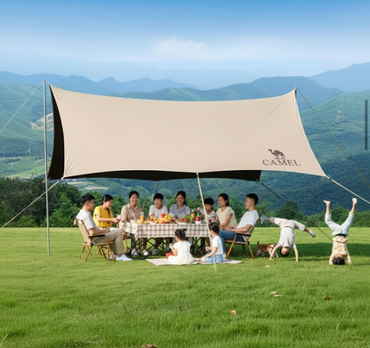 MT Series Camping Shade Tarp Shelter - Waterproof Sun & Rain Canopy